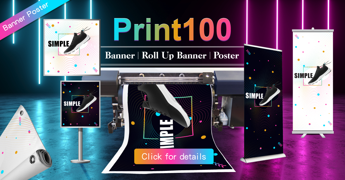 banner RollUpBanner Poster Printting print100
